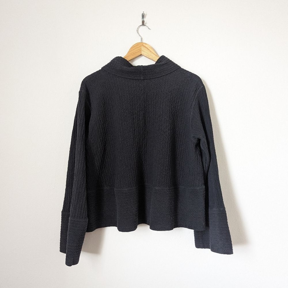 Lululemon dark heathered graphite grey Retreat Yourself textured pullover - Picture 5 of 6